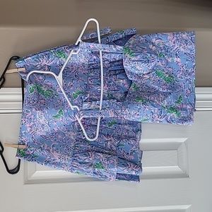 Lily Pulitzer 2 piece top and skirt